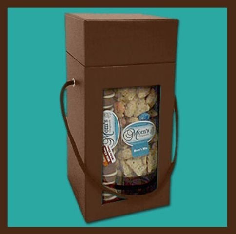 Moms Originals Gfc-4pc-dc 4pc Gift Case – Dark Chocolate – Chocolate Brown Gift Box logo