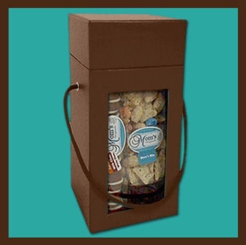 Moms Originals Gfc-4pc-mc 4pc Gift Case – Milk Chocolate – Chocolate Brown Gift Box logo