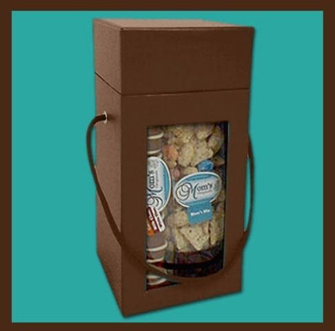 Moms Originals Gfc-4pc-vc 4pc Gift Case – Variety Of Milk and Dark Chocolate – Chocolate Brown Gift Box logo