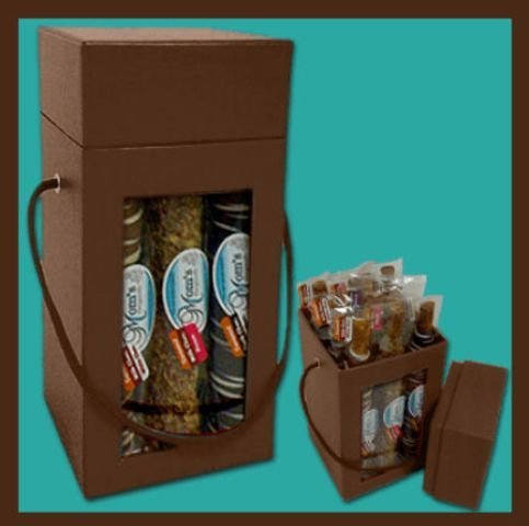 Moms Originals Gfc-9pc-dc 9pc Gift Case – Dark Chocolate – Chocolate Brown Gift Box logo