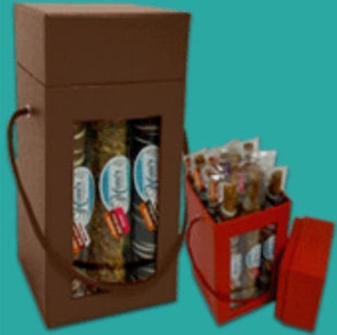Moms Originals Gfc-9pc-dr 9pc Gift Case – Dark Chocolate – Seasonal Red Gift Box logo