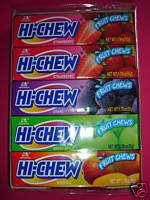 Morinaga 10 Pack Hi-chew Candy Mango Apple Grape Strawberry logo