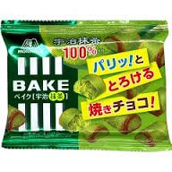 Morinaga Bake Uji Matcha 10 Pieces 2014 Winter Limited logo