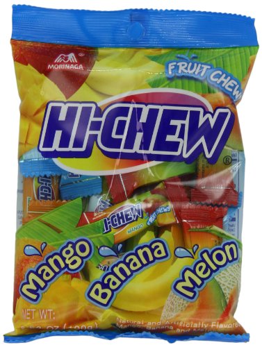 Morinaga Hi Chew Candy, Tropical Mix, 3.53 Ounce (Pack of 6) logo