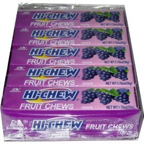 Morinaga Hi-chew Grape Candy (display Of 10 Packs) logo