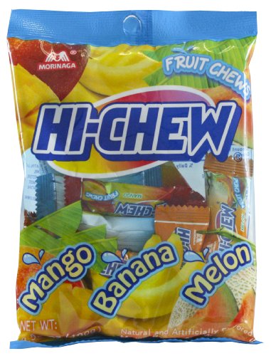 Morinaga Hi Chew Tropical Mix Bag, 3.53-ounce logo