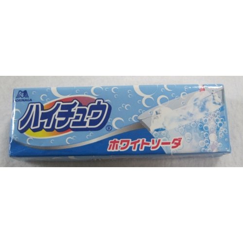 Morinaga Hi Chew White Soda Flavor Chewy Candy logo