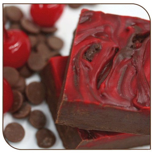 Mo’s Fudge, Cherry Cordial Fudge 1/2 Pound logo