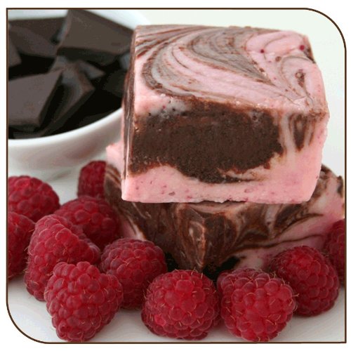 Mo’s Fudge, Dark Chocolate Raspberry Fudge 1/2 Pound logo