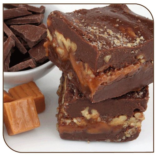 Mo’s Fudge Factor Chocolate Caramel Pecan, 1/2 Pound logo