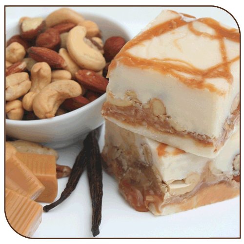 Mo’s Fudge Factor, Vanilla Caramel Nut Fudge 2 Pound logo