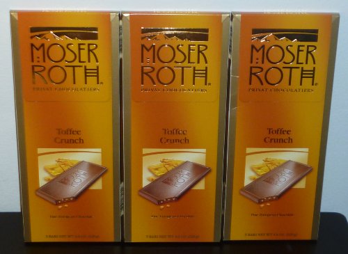 Moser Roth Fine German European Chocolate Toffee Crunch (3 Pack) logo