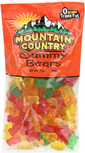 Mountain Country Candy, Gummy Bears, 9 Ounce (Pack of 6) logo