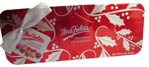 Mrs. Fields Assorted Box Of Chocolates Christmas logo