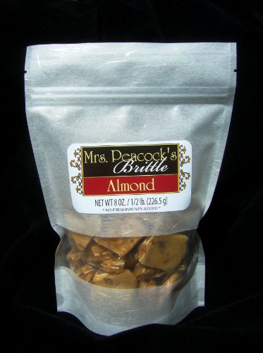 Mrs. Peacock’s Almond Brittle 8 Oz. logo