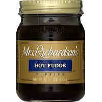 Mrs Richardson’s Hot Fudge Topping 16 Oz Glass Jar logo