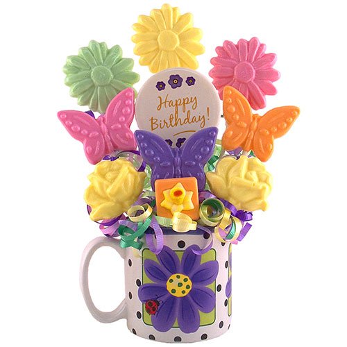 Mug Of Daisies Lollipop Bouquet logo