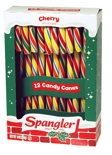 Multi-colored Cherry Candy Canes – 3-12 Count Boxes logo