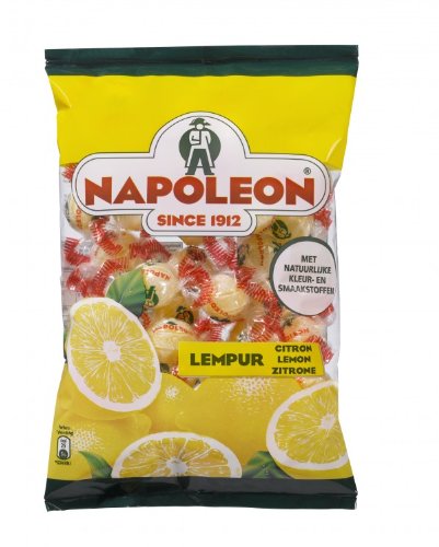 Napoleon Lemon Citrone Zitrone Balls / Drops 7.94 Ounce Bag logo