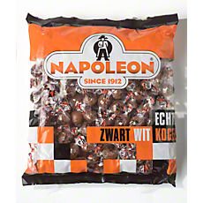 Napoleon Salmiak Sours Hard Candy (black & White Balls) (1 Kg. / 35 Oz.) logo