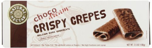 Natural Nectar Crispy Crepes Belgium Dark Chocolate, 3.5 ounce (Pack of 8) logo