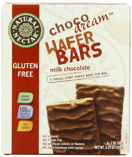 Natural Nectar Gluten Free Wafer Bars, Milk Chocolate, 4.23 ounce Box (Pack of 14) logo