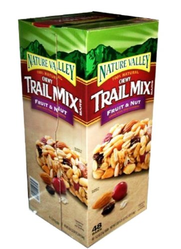 Nature Valley Chewy Trail Mix Fruit and Nut Bars Forty-eight 1.2 Ounce Bars logo