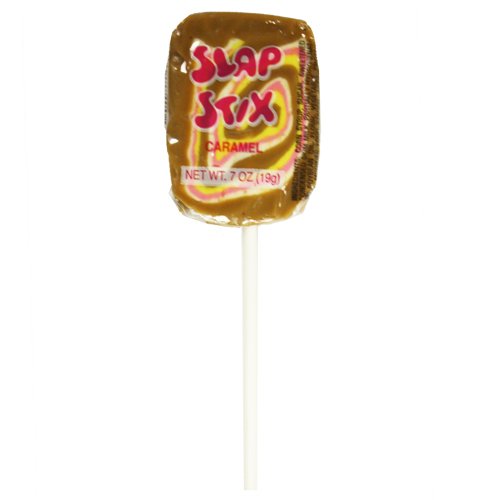 Necco Slap Stix Caramel Pop – .7 Oz (72 Pack) logo