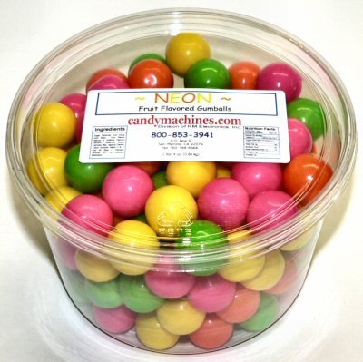 Neon Color – Tub Of Gumballs – 4890-t logo