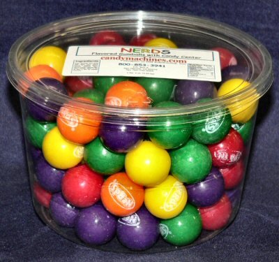 Nerds Candy Center – Tub Of Gumballs 85 Ct. logo