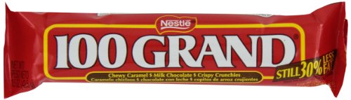 Nestle 100 Grand Chocolate Candy Bar, 1.5 ounce Bars (Pack of 36) logo