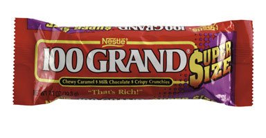 Nestle 100 Grand King Size Candy Bar 24 Count logo