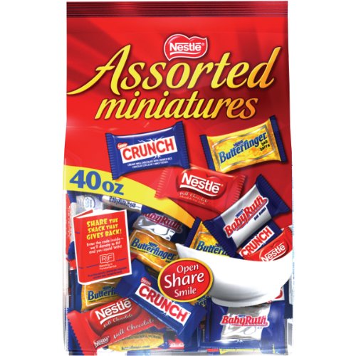 Nestle Assorted Miniatures Bag, 40-ounce logo
