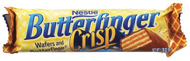 Nestle Butterfinger Crisp Wafers Chocolate Candy Bar logo