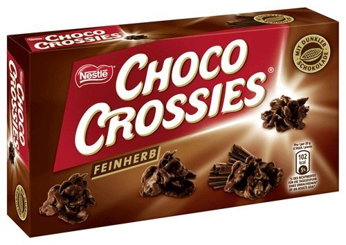 Nestle Choco Crossies Dark Chocolate logo