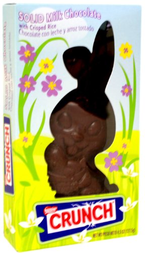 Nestle Crunch Solid Milk Chocolate Easter Bunny 4.5oz. logo