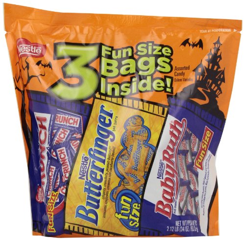 Nestle Halloween Candy, Big Bag Three Stand Up Bag, 34 Ounce logo