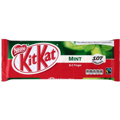 Nestle Kit Kat 2 Finger Pk8 Mint logo