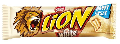 Nestle Lion Bar White Chocolate (england) (Pack of 6) logo