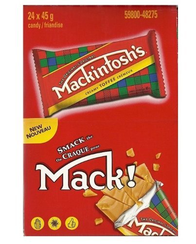 Nestle Mackintosh Toffee Bars – 4 Pack of 45 Gram Bars | Imported From Canada logo