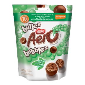 Nestle Peppermint Aero Bubbles 135g (4.8oz) logo