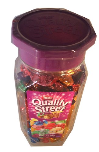 Nestle Quality Street Chocolates and Caramel Assortment 870 Gram Tub logo