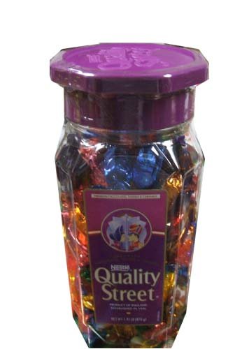 Nestle Quality Street Christmas Hanukkah New Years Holiday Gift Assortment 1.91 Pound Container logo