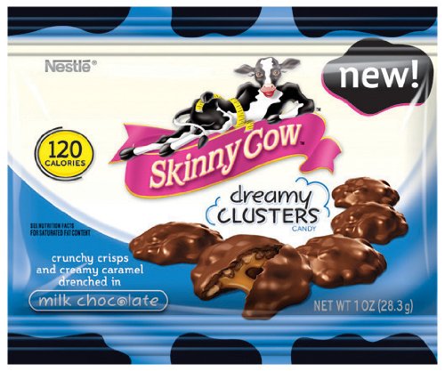 Nestle Skinny Cow Milk Chocolate Creamy Clusters, 1 ounce (Pack of 18) logo