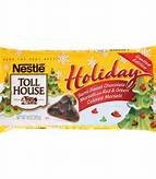 Nestle Toll House Limited Edition Holiday Semi-sweet Chocolate Morsels With Red and Green Colored Morsels. (3 10 Oz Bags) logo