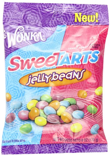 Nestle Wonka Sweetarts Jelly Beans Candy, Peg Bag, 6 Ounce (Pack of 12) logo