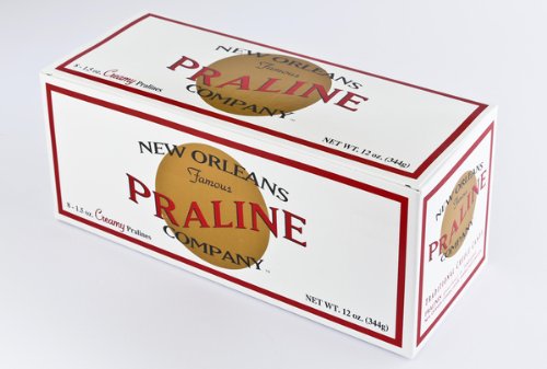 New Orleans Famous Praline Company Box Of 8 Creamy Pralines logo