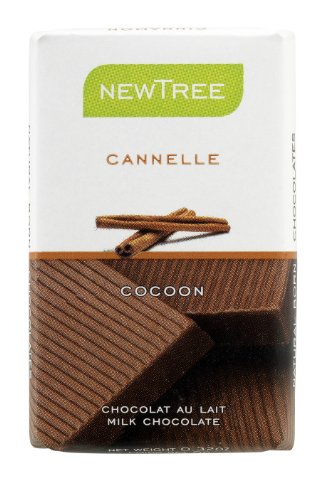 New Tree Cocoon Milk Chocolate, Cinnamon, 0.32 ounce (Pack of 25) logo