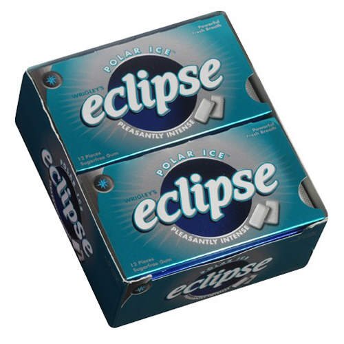 New Triple Action Eclipse Polar Ice, 12-12 Piece Packs -(144 Pieces Per Box!) logo