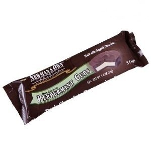 Newman’s Own Dark Chocolate Peppermint Cups 1.2 Oz. (Pack of 16) logo